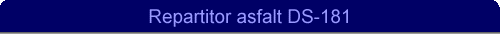 Repartitor asfalt DS-181